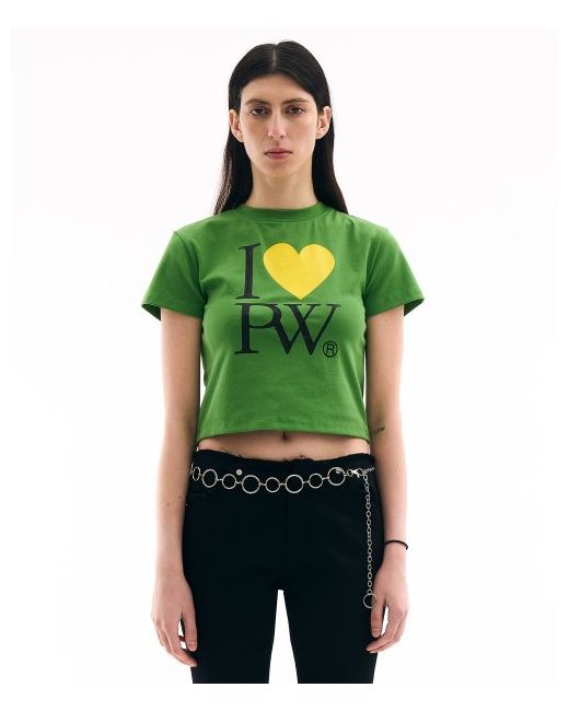 partimentowomen I Love PW Short Sleeve T-ShirtGreen
