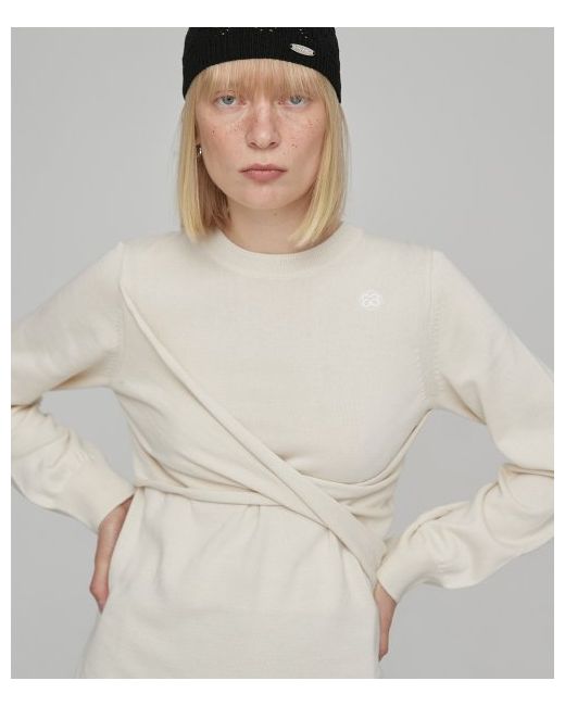 enor Twist Pullover Ivory