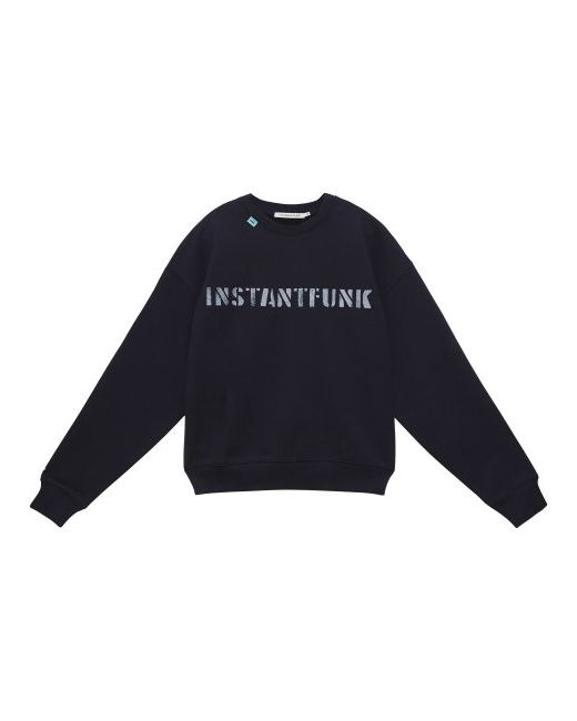instantfunk Standard Logo Sweatshirt Navy