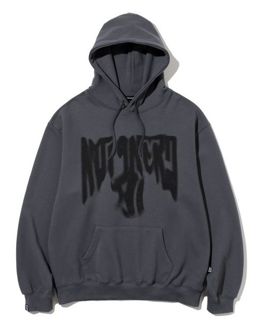 not4nerd Blur Logo Pullover hoodie Dark