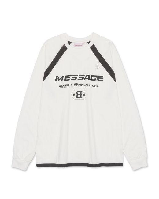 amesworldwide MESSAGE LOGO RAGLAN LS T-Shirt