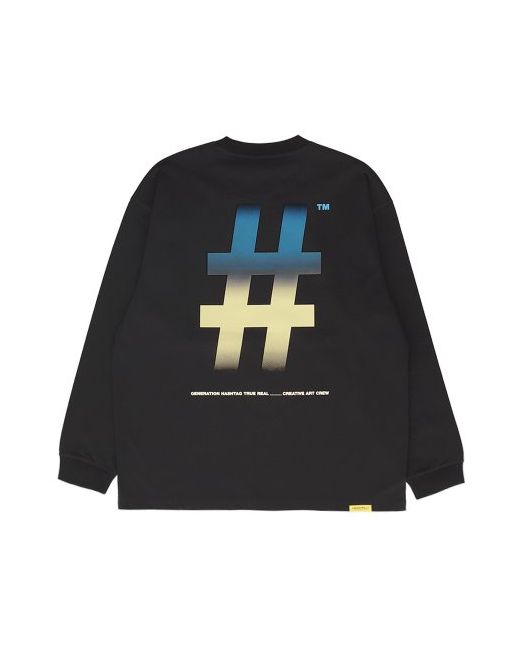 Beentrill New Gradient Hashtag Overfit Long Sleeve T-Shirt