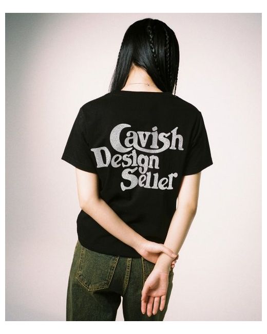 cavish W TWINKLE SELLER LOGO SS T-Shirt CV2DMFT517A