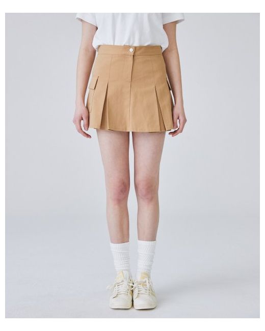 aqostudiospace Pocket Pleated Skirt