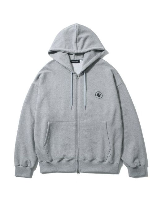search410 Circle logo two-way sweatshirt hooded zip-up