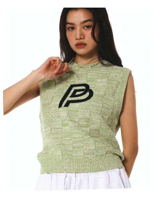 prendafromplant Pp Logo Square Knit Vest