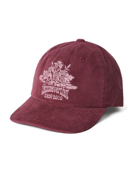 thisisneverthat Flower Embroidered Cap Wine