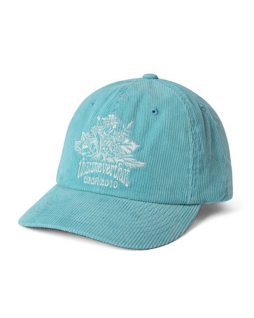 thisisneverthat Flower Embroidered Cap Teal