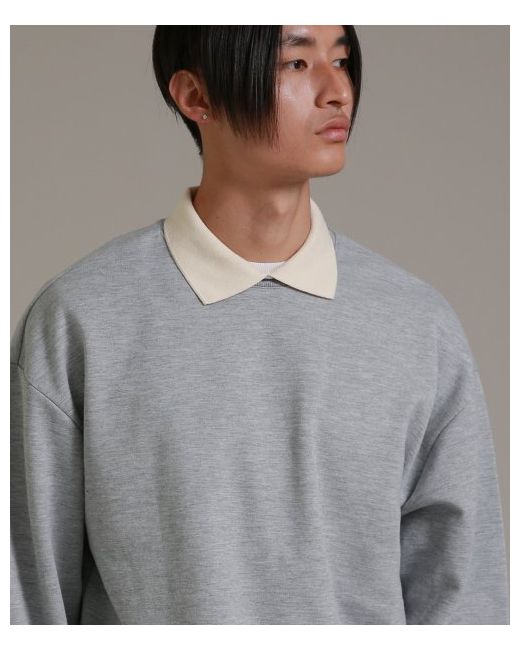 likethemost Soft collar sweatshirt M00028
