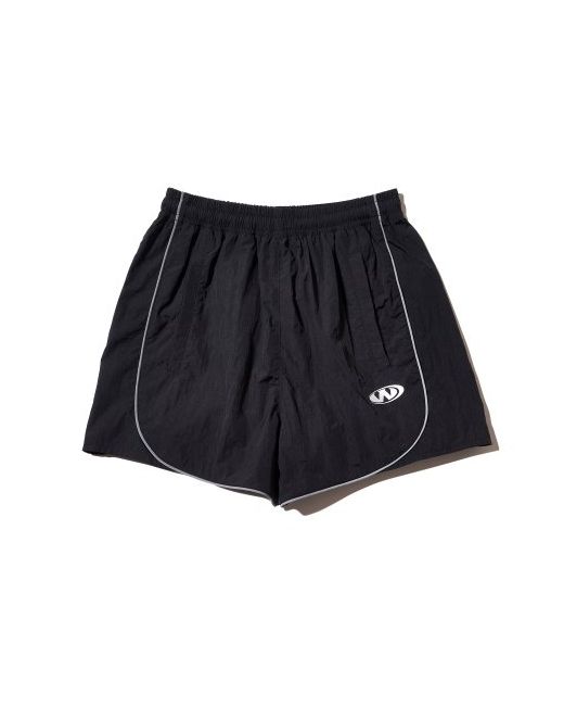 wooalong Track logo piping shorts