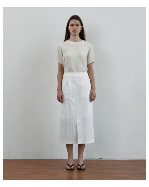steparound Front slit casual H-line skirts