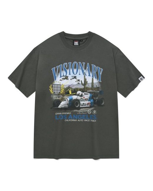 visionstreetwear VSW Racing T-Shirts Charcoal