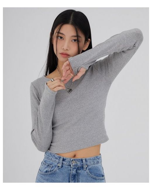 acover Cropped Warmer Long Sleeve T-Shirt