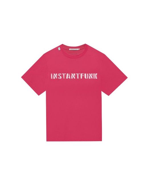 instantfunk Vintage Logo T-Shirt Viva Magenta