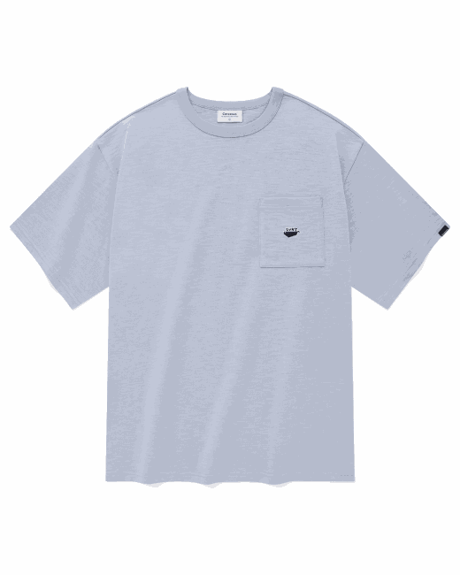 covernat Whale Logo Slub T-Shirt Sky