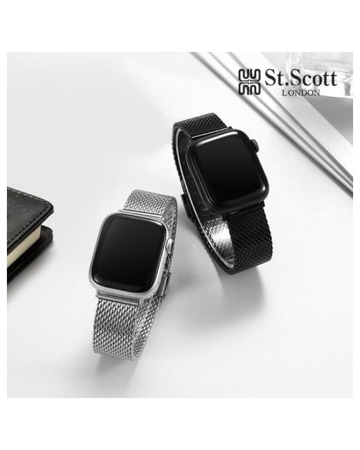 stscott STR-MS02 Apple Watch Mesh Double Lock Buckle Band Scrap