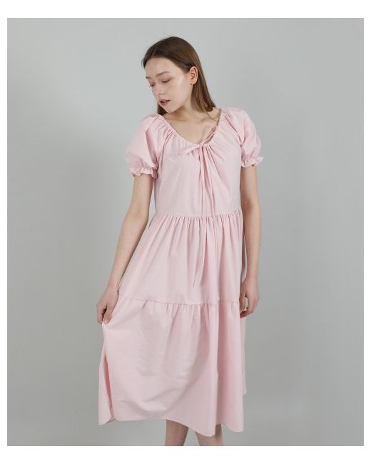 cattline Romantic shirring long dress