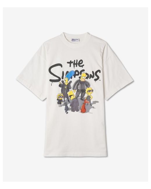 Balenciaga Oversized The Simpsons Print T-Shirt Off 676589TLVG70901