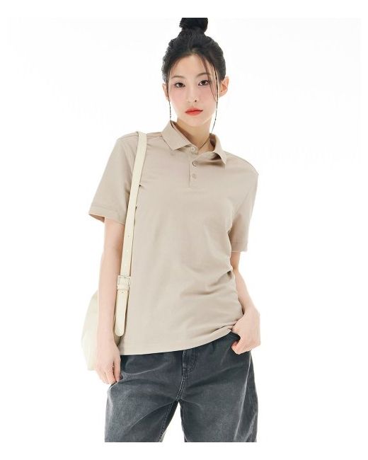 chasecult Common Essentials Cool Pique Collar Short Sleeve T-Shirt CBZU5701D0X