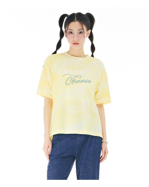 chasecult tie-dye lettering short-sleeved t-shirt-CBRG5883D06