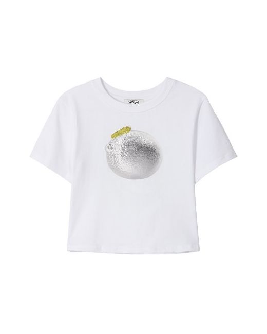 illigo Lemon Crop T-Shirt White