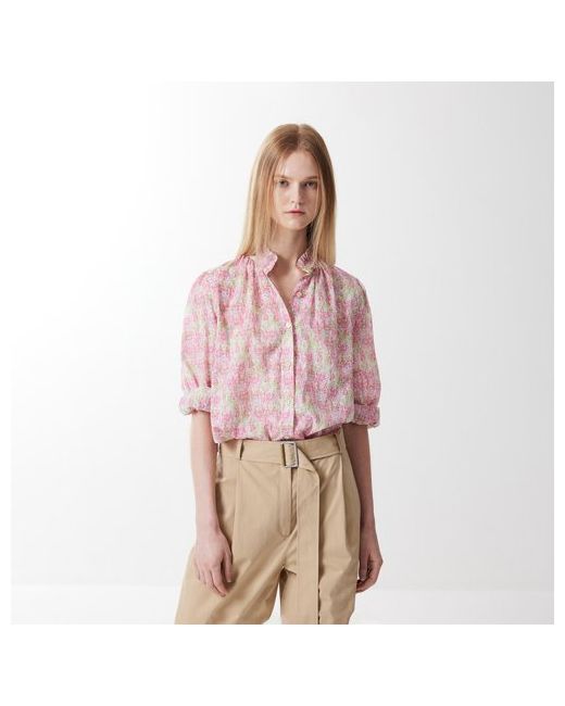 voyonn Flower print asashiring blouse shirt 006