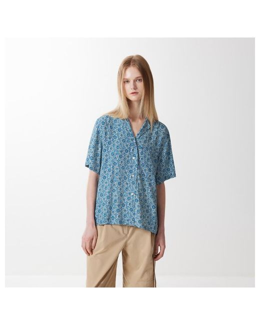 voyonn Rayon flower print blouse shirt 0040