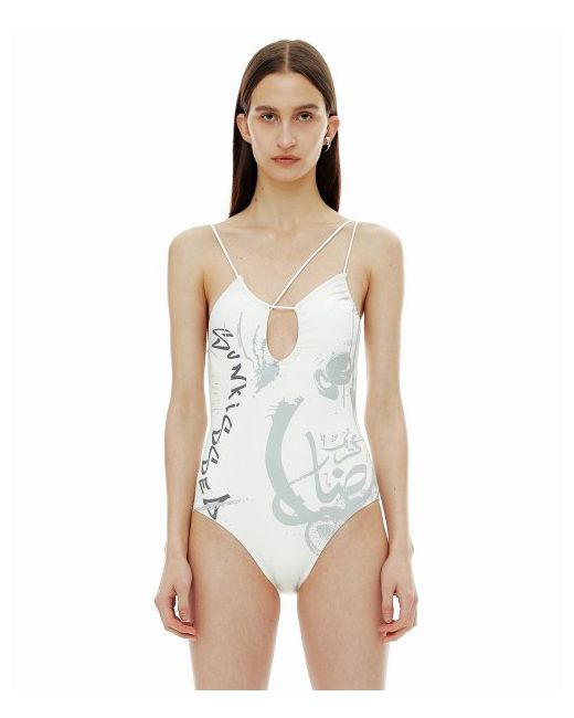 cerric Sunkissed Graphic Swimsuit Ivory