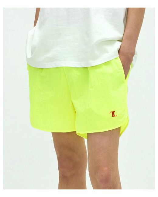 tonylawrence Chain embroidery 3IN1 essential swim shorts neon