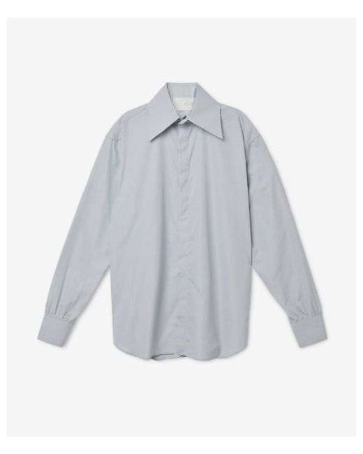 Woera Concealed Button Up Shirt Light N1045LIGHTGREY
