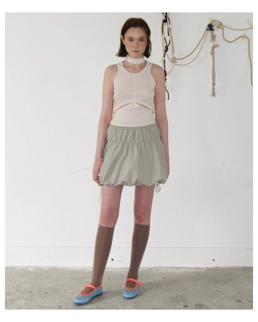 typeservice Shirring Pumpkin Skirt Mint