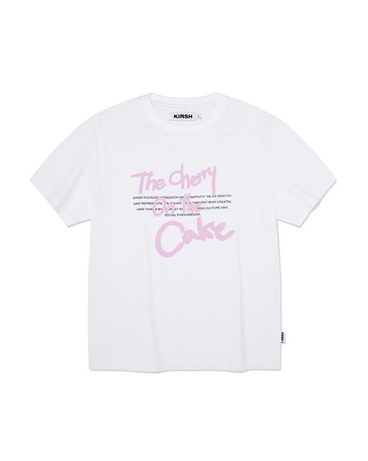 kirsh Cherry Scroll Graphic T-Shirt