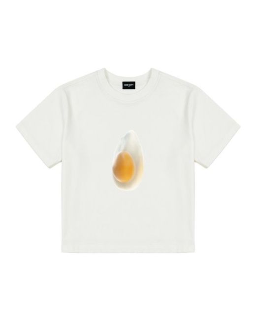 bornslippy Egg Jelly Crop T-shirt