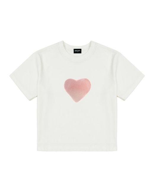 bornslippy Sugar Heart Jelly Crop T-shirt