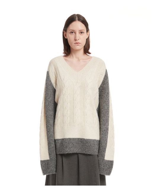 Trunkproject V Neck Cable Knit Sweater