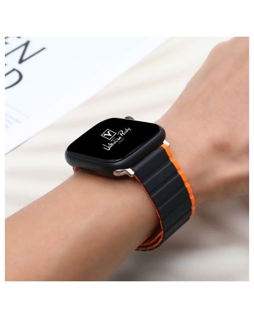 valentinorudy VRA262-BO Apple Watch Compatible Silicone Magnetic Strap Band 8 7 6 SE 5 4 3 2 1
