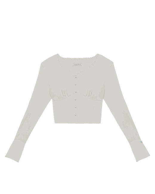 instantfunk V-neck lace blouse