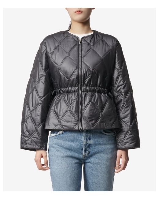 Ganni Shiny Quilted Jacket F8063099
