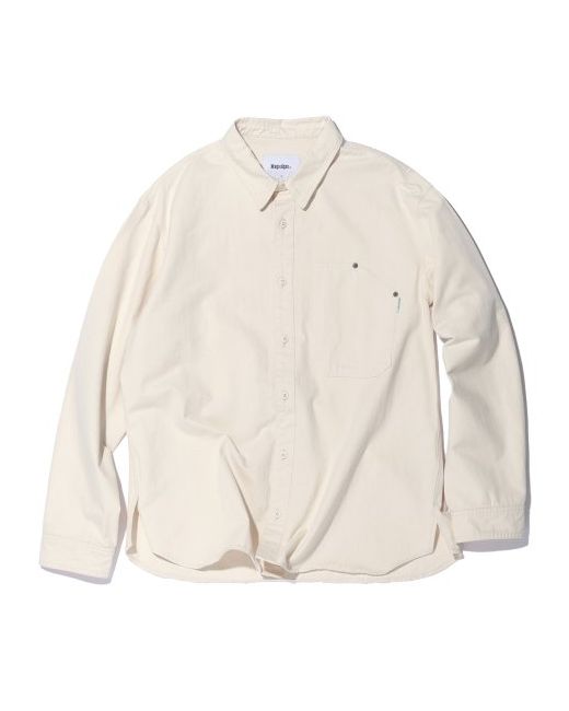 magoodgan Raver 2106 Cotton Twill Overfit Ivory Shirt