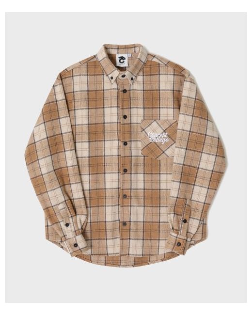 conceptcollege flannel check shirt