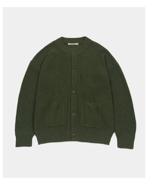 excontainer EXC Oversized Wool Knit Cardigan OLIVE