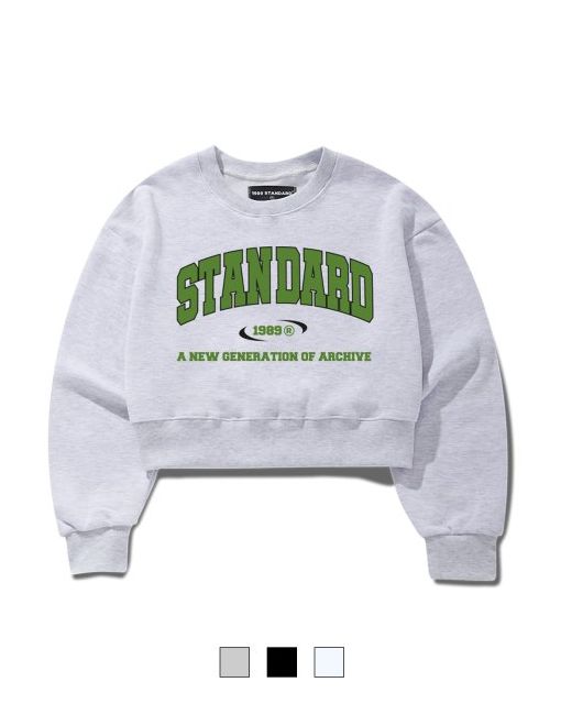 1989standard CICLE ARCH Short Crop Sweatshirt SCMSTD-0061