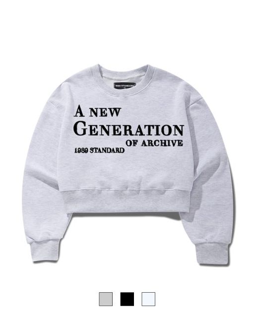 1989standard GENERATION Short Crop Sweatshirt SCMSTD-0058