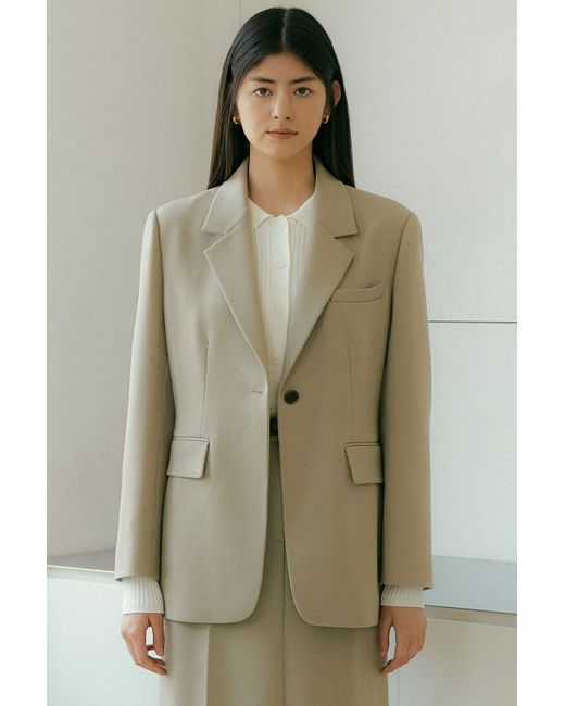 thepenny Basic One Button Jacket