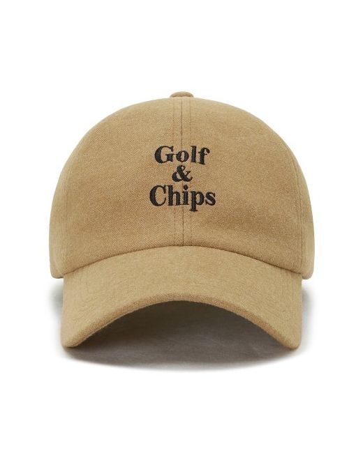 antomars Golf Chips Wool Texture Ball Cap Caramel