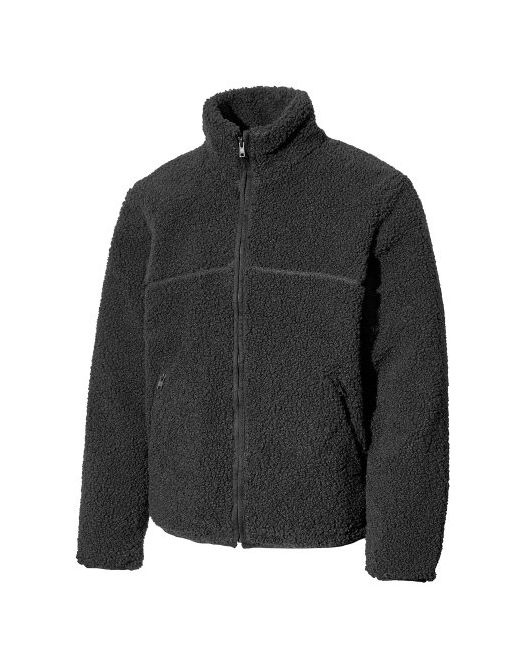 vasrock bubble fleece zip-up jacket charcoal