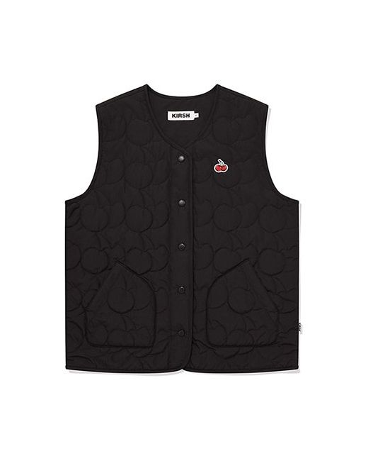 kirsh Cherry Basic Quilted Vest