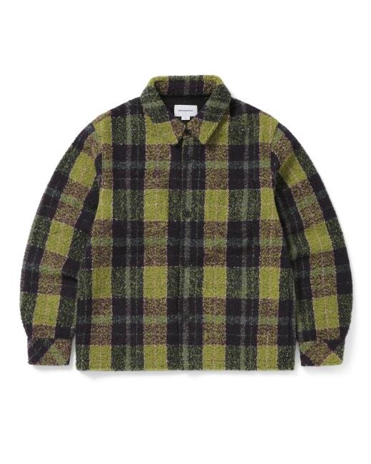 thisisneverthat Boucle Check Shirt Olive
