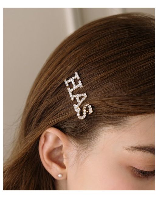 has HFS016 Glitter logo hair pin