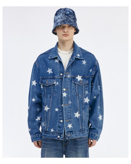 thegreatest Star Painting Denim Jacket
